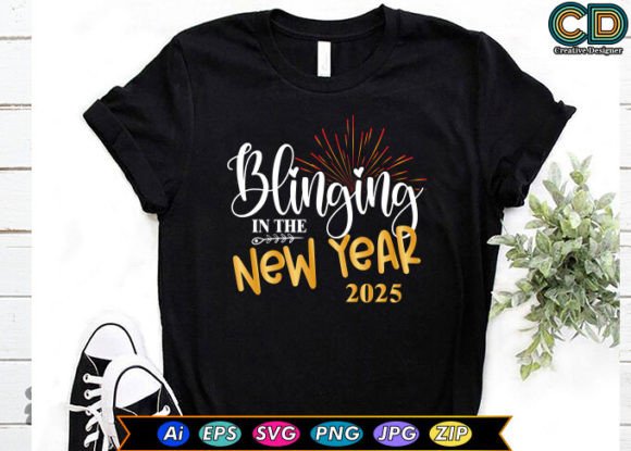 Blinging in the New Year: T-Shirt Designs & Graphics