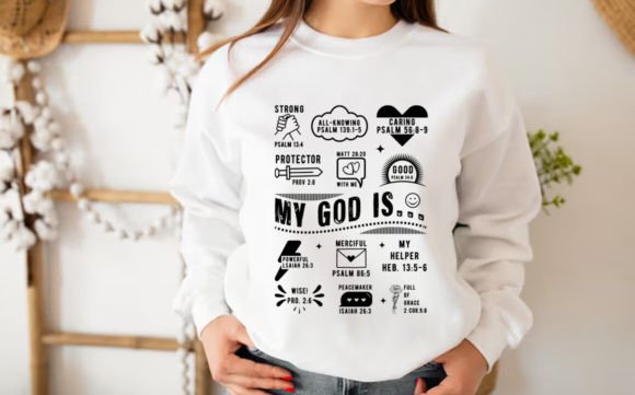 My God Is Cute SVG Graphics & T-Shirt Designs