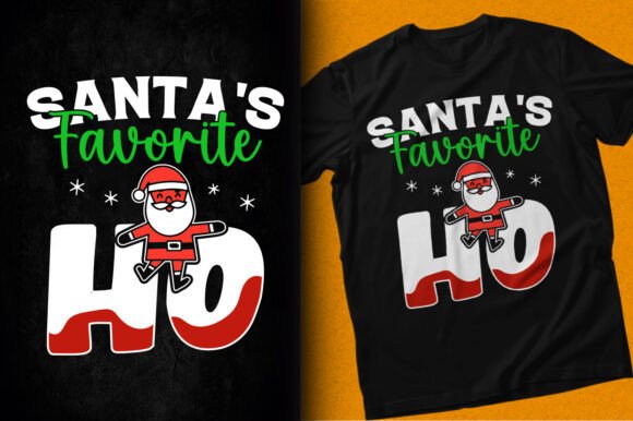 Santa's Favorite Ho Christmas SVG Shirts